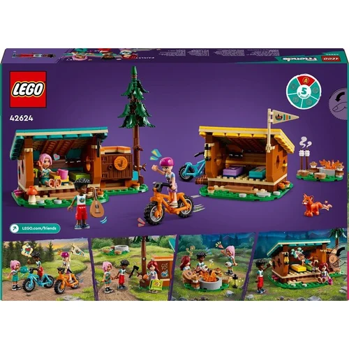 LEGO Friends 42624 Jaukūs stovyklos nameliai, 437 dalių image 2