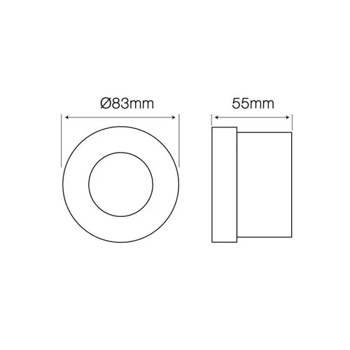 LED-LINE Įleidžiamas šviestuvas GU10 35W Balta image 3