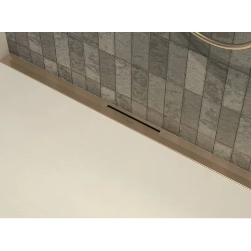 Hansgrohe RainDrain Flex Wall 1000 mm dušo grotelių bronza image 2