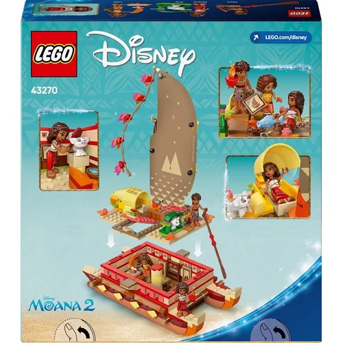 LEGO® Disney Moanos nuotykių kanoja, 43270, 529 vnt. image 2