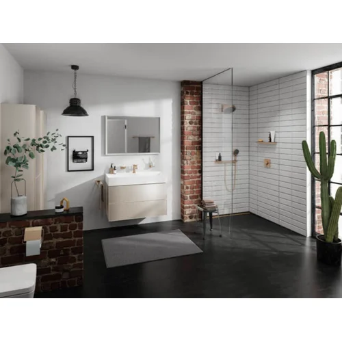 Hansgrohe Rainfinity 250 1jet EcoSmart 26229140 Šlifuotos bronzos image 2