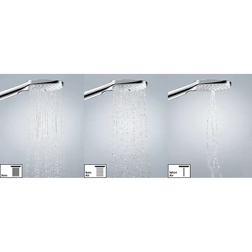 Hansgrohe Raindance-Select S120 rankinis dušelis baltas matinis image 3