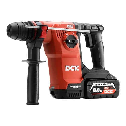 DCK akumuliatorinis bešepetėlinis perforatorius SDS+ 2,8J 20V KRH20V-26Z image 2