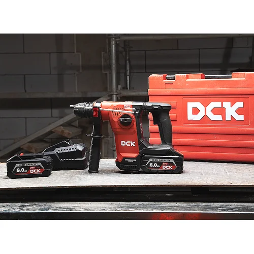 DCK akumuliatorinis bešepetėlinis perforatorius SDS+ 2,8J 20V KRH20V-26Z image 3
