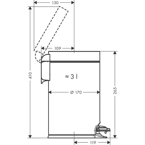Hansgrohe AddStoris 41775670 juoda matinė image 2