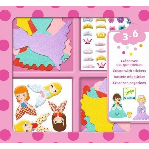 Djeco Lipdukai I love princesses DJ09053 50 vnt image 2