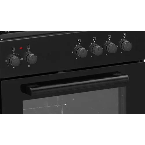 MPM MPM-53-KGE-36 dujinė viryklė su elektrine orkaitė 50 cm pločio image 2