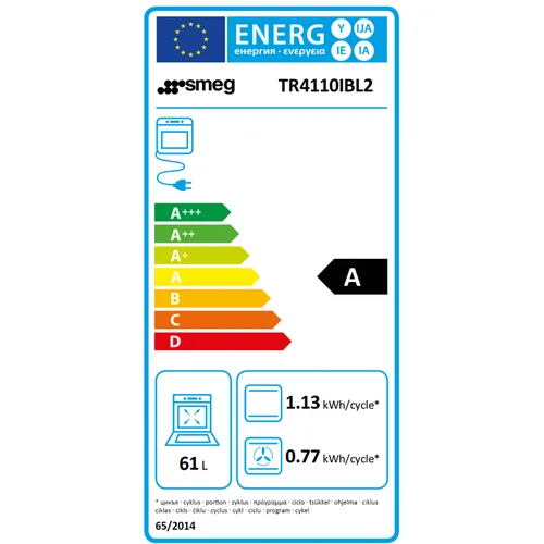 Smeg TR4110IBL2 Indukcinė viryklė su elektrine orkaitė image 2