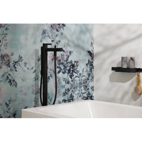 Hansgrohe Zesis S, 74445670 Juoda matinė grindinis vonios maišytuvas image 2
