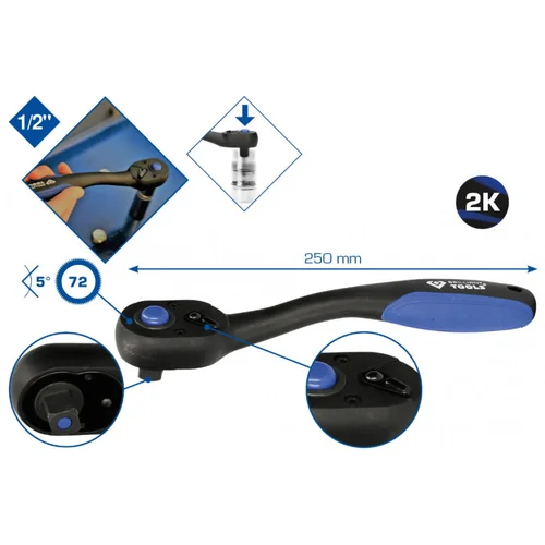 Brilliant Tools 1/2\" Terkšlė image 2