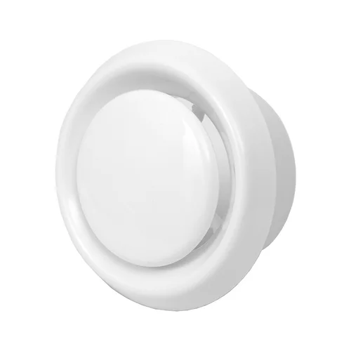EUROPLAST VD100 plastikinis difuzorius, 100 mm, Balta image 1