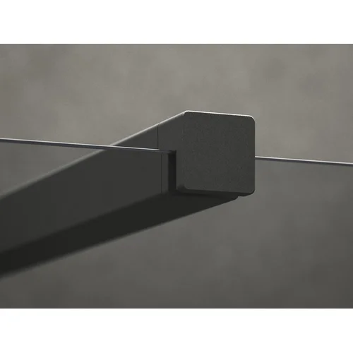 Walk-In Wall Set 120, metalinė grafito+stiklas Transparent image 3