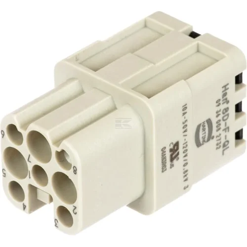 Harting HAN D HAN-8D Moteriškas kištuko įdėklas 8P image 2