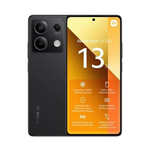 Xiaomi Redmi Note 13 5G, Juoda, 8 GB RAM / 256 GB image 2