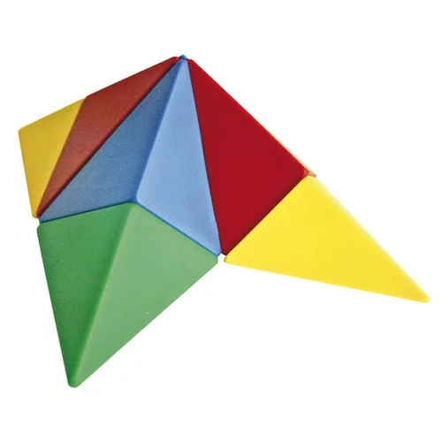 Magnetinis kubas (24 magnetinių trikampių) 8x8x8 cm image 2