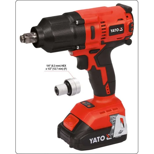 YATO YT-82806 akumuliatorinis smūginis veržliasūkis 18 V 700 Nm image 3