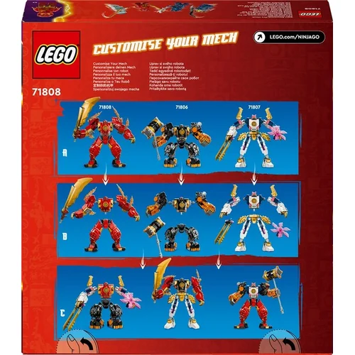 LEGO Konstruktorius Ninjago Kai stichijos ugnies robotas 71808 image 2