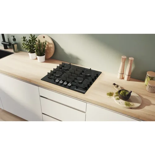 Bosch PPP6A6I40 60 cm Juoda dujinė kaitlentė image 3