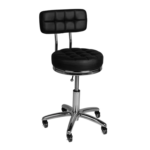 Activeshop AM-877 kosmetologinė kėdutė, juoda image 1