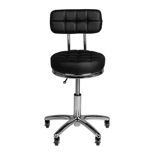 Activeshop AM-877 kosmetologinė kėdutė, juoda image 2