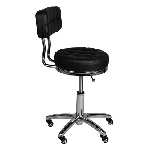 Activeshop AM-877 kosmetologinė kėdutė, juoda image 3