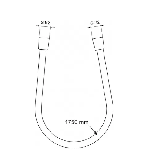 Dušo žarna Ideal Standard BE175AA, 175 cm chromas image 2