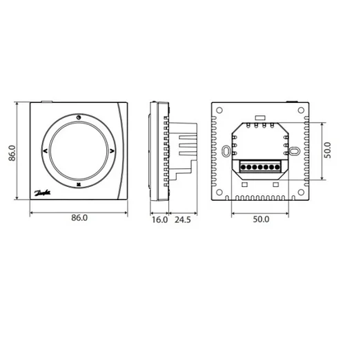 Danfoss ECtemp Next Plus 088L0121, 16A image 2