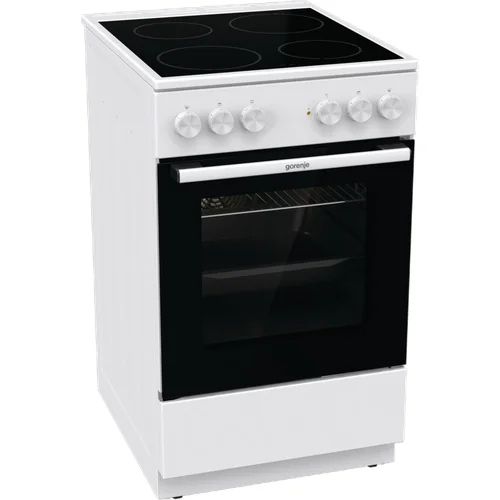 Stiklokeramikinė elektrinė viryklė Gorenje GEC5A41WG 50 cm pločio image 2