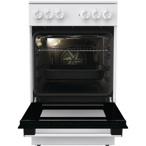 Stiklokeramikinė elektrinė viryklė Gorenje GEC5A41WG 50 cm pločio image 3