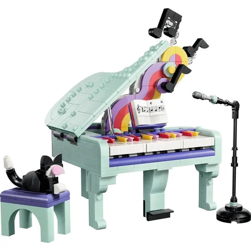 LEGO Creator 3in1 Muzikinis dekoratyvinis pianinas su kate 31392 image 2