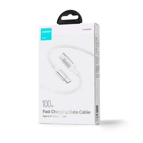 Joyroom S-CC100A10 USB Type-C į Type-C 100W 1,2 m baltas image 2