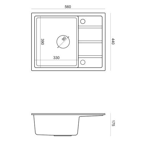 Quadron Pure Flexi STQ5844BE_3323503BE granito plautuvė su lanksčiu maišytuvu image 3