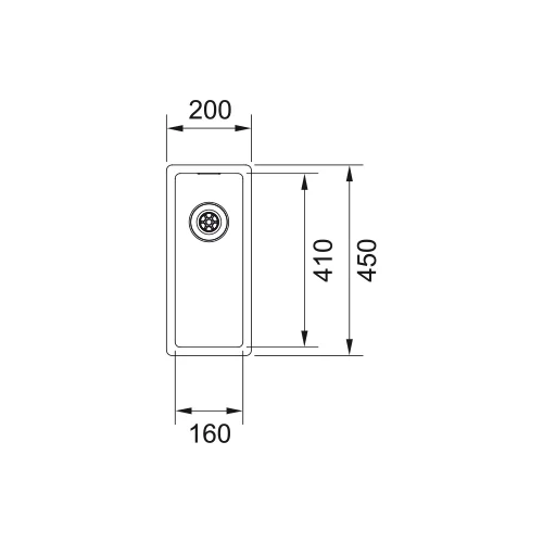 Franke Box BXX 110-16, 122.0374.674 plautuvė image 2