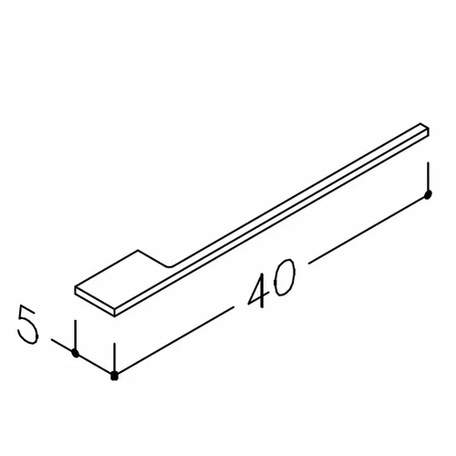 KAME Rankšluosčių laikiklis ACH111 40 cm image 3