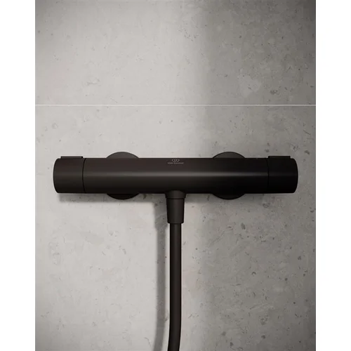 Ideal Standard MAIŠYTUV DUŠO TERMOSTAT ALU+ JUOD MAT image 3