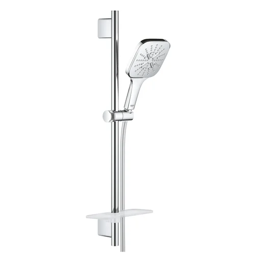 Grohe RAINSHOWER SMARTACTIVE 130 CUBE Rankinio dušo komplektas chromo image 1