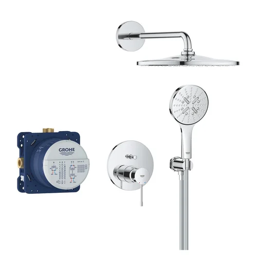 Grohe Essence potinkinė dušo sistema Rainshower Mono 310 25287000 chromo image 2