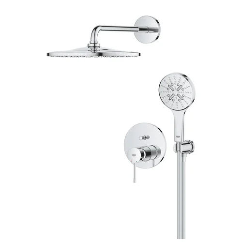 Grohe Essence potinkinė dušo sistema Rainshower Mono 310 25287000 chromo image 3