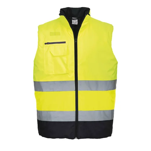 Portwest S267 Gero matomumo liemenė XXXL Yellow/Navy image 2