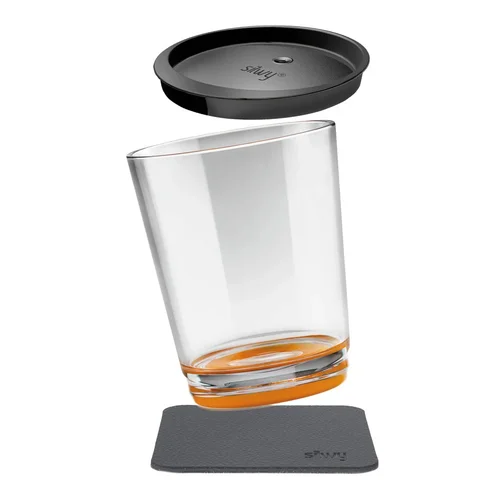 Silwy CLASSIC S025-1508-1 magnetinis gėrimo puodelis, 0,25 L, Oranžinė image 1