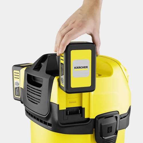 KARCHER WD 4-18 Dual 1.628-600.0 be baterijos ir įkroviklio image 3
