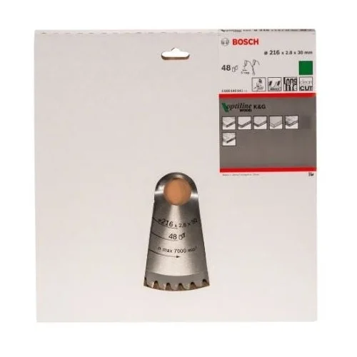 Bosch Optiline Wood pjovimo diskas 216x30 2608640641 image 2