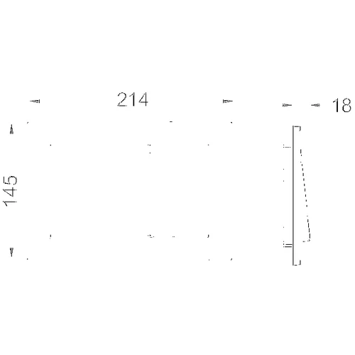TECEbase 9240723 vandens nuleidimo mygtukas juodas matinis image 2
