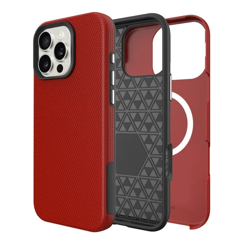 Perfectionists Triangle Mag Case Apple iPhone 14 Pro Max Raudonas image 1