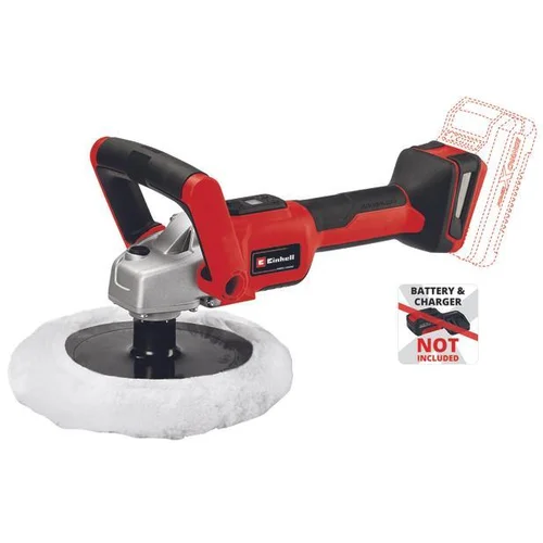 EINHELL CE-CP 18/180 Li E-Solo kampinis poliruoklis image 2