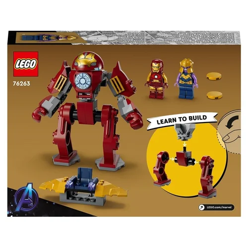 LEGO 76263 Konstruktorius Geležinis žmogus Hulkbuster prieš Thanos image 2
