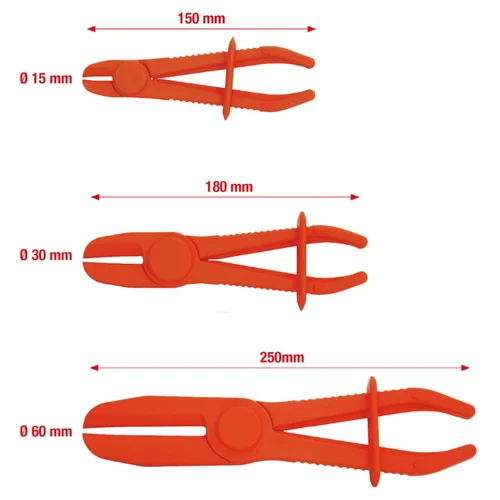 KS Tools Replių guminiams vamzdžiams užspausti komplektas 3vnt. image 2