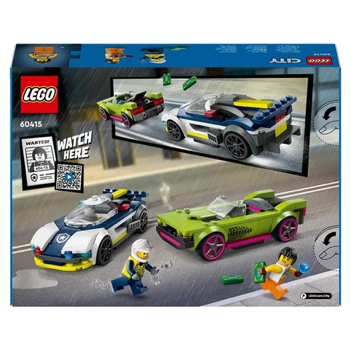 LEGO City Police 60415 Police Car and Muscle Car Chase, 213 dalių image 2