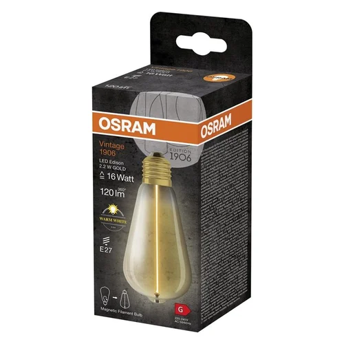 Osram LED ST60 E27 2.2W 120 lm 2700K image 2