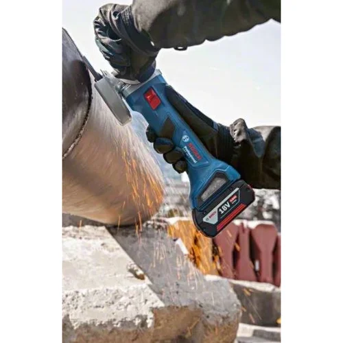 Bosch GWS 18V-7 akumuliatorinis kampinis šlifuoklis, 18 V, 2x4,0 Ah image 2